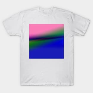 RED BLUE GREEN TEXTURE ART T-Shirt